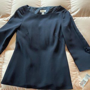 Crepe pants suit